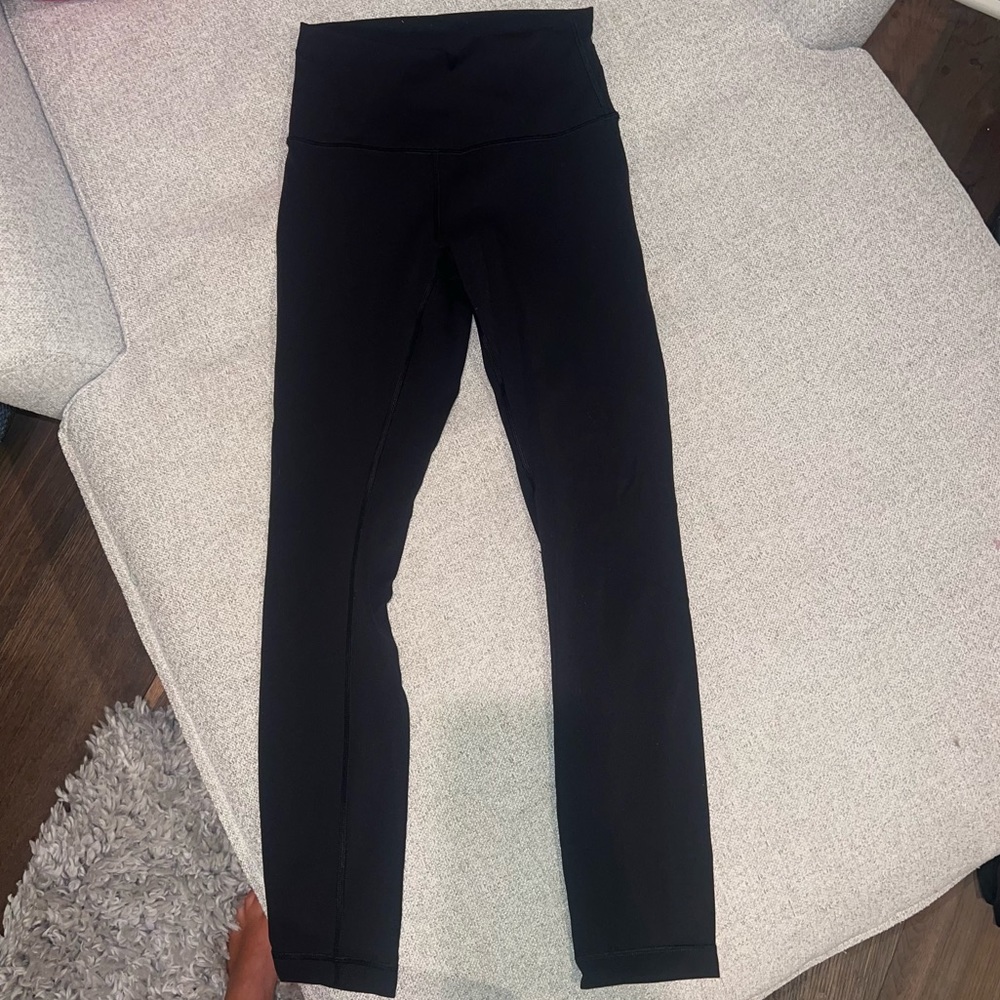 Lululemon Black Cropped Leggings Size 4